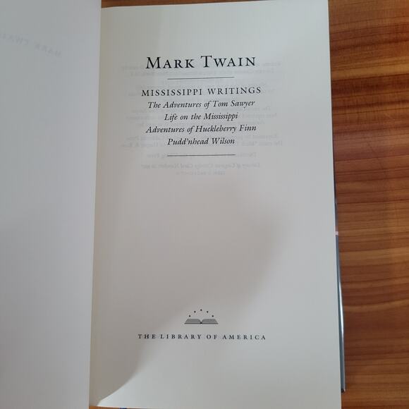 Mark Twain: Mississippi Writings – LOA Hardcover #5 – Tom Sawyer, Huck Finn - Picture 6 of 7